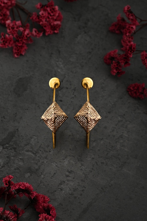 Premium handmade dokra earring