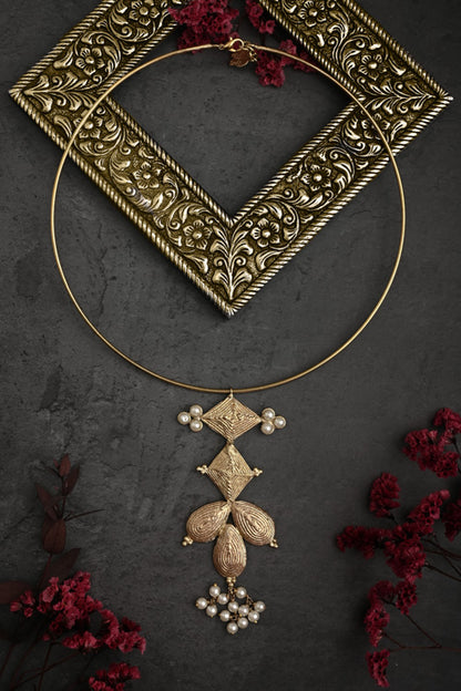 Premium handmade hasuli necklace