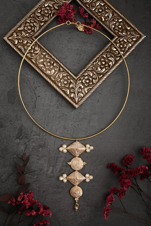 Premium handmade hasuli necklace