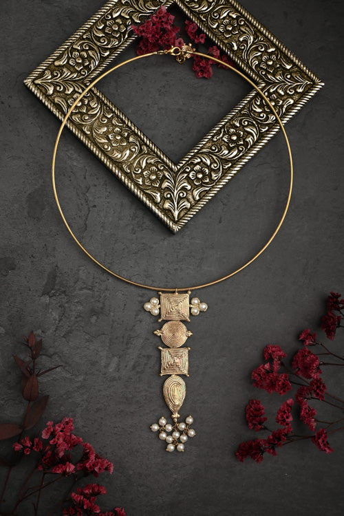 Premium dokra necklace online