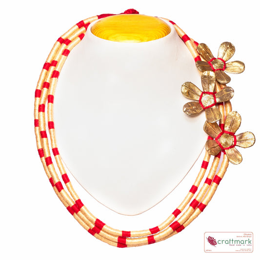 Brass Thread rincess Necklace D34b