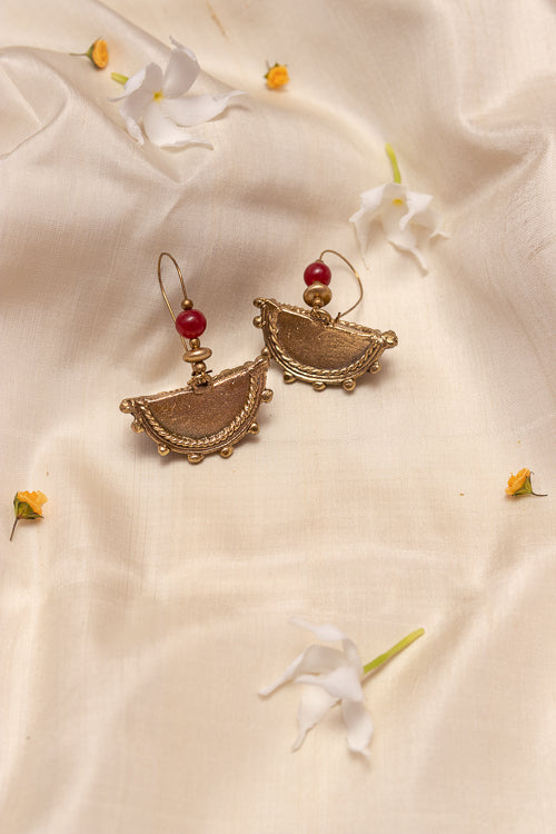 Pie Brass Earrings DEr80